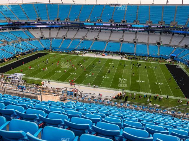 Seating view for Bank of America Stadium Section 513