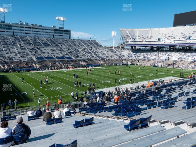 Seating view for Beaver Stadium Section East B