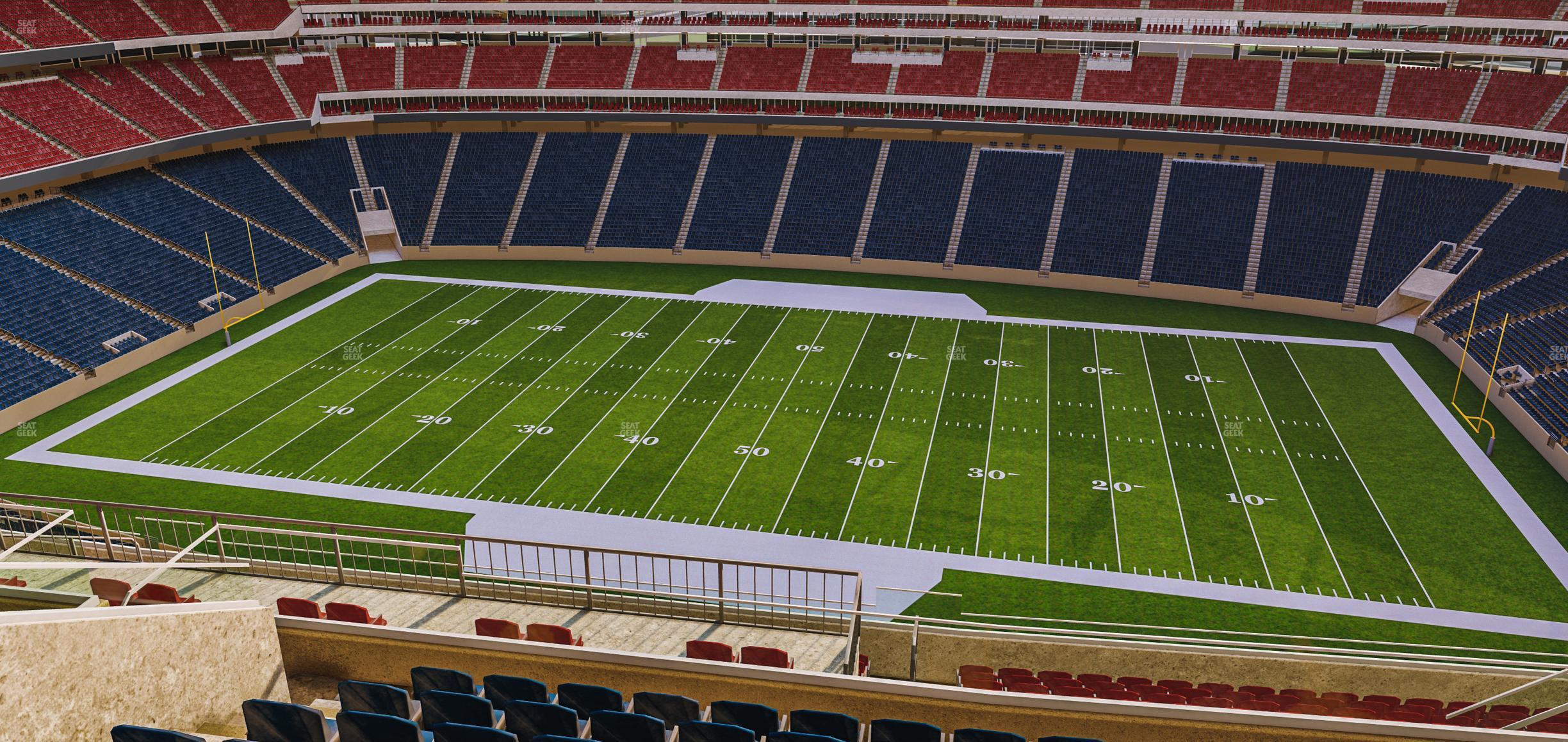 Seating view for NRG Stadium Section 607