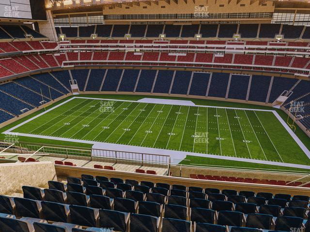 Seating view for NRG Stadium Section 607