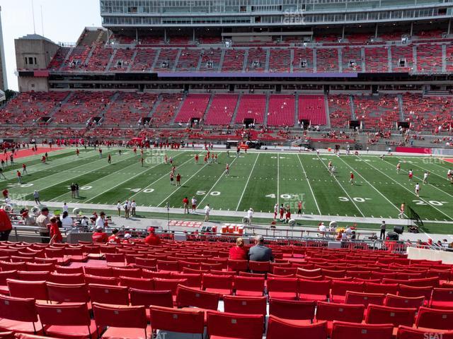 Seating view for Ohio Stadium Section 20 A