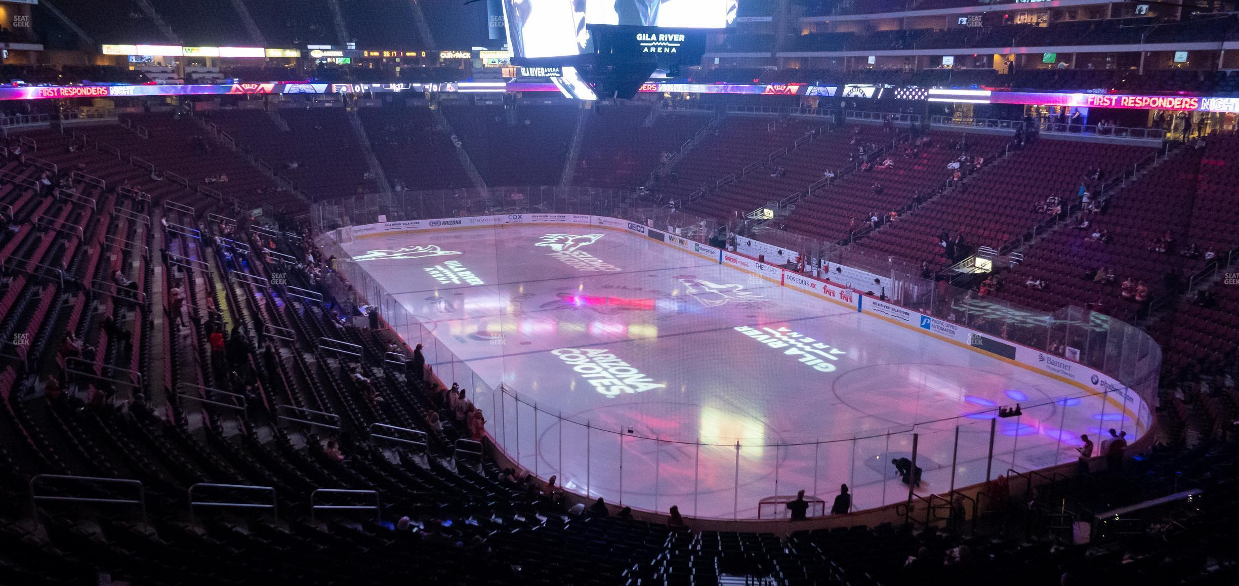 Seating view for Desert Diamond Arena Section Club 7