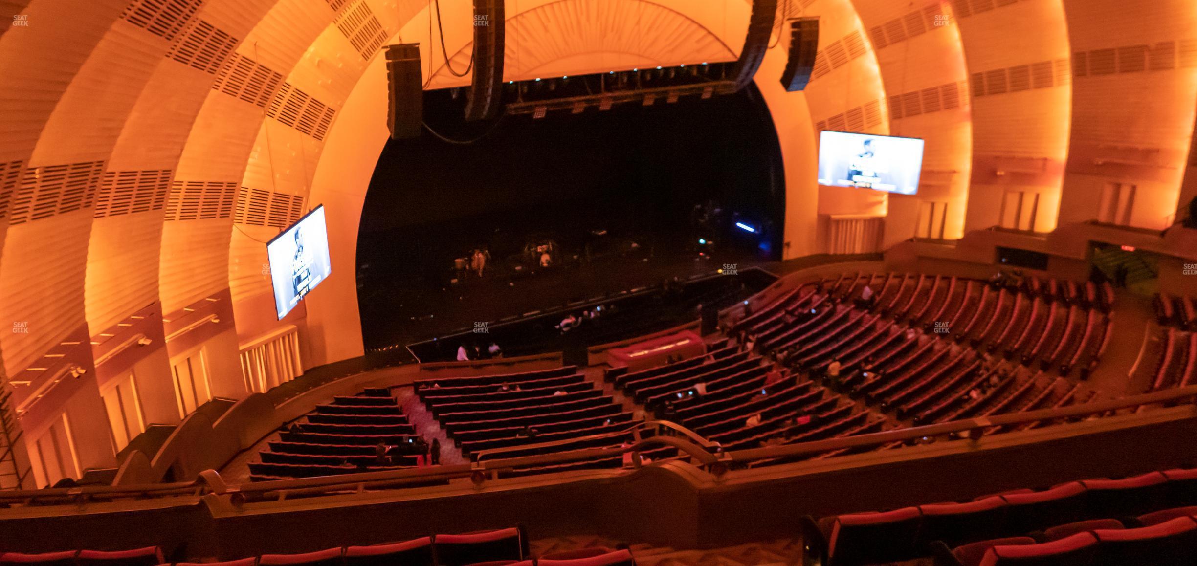 Seating view for Radio City Music Hall Section Third Mezzanine 7