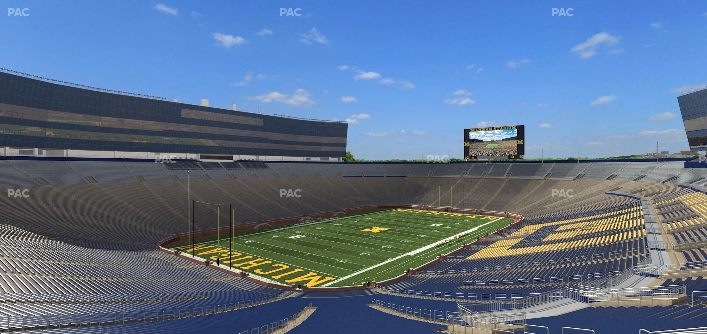 Seating view for Michigan Stadium Section 8