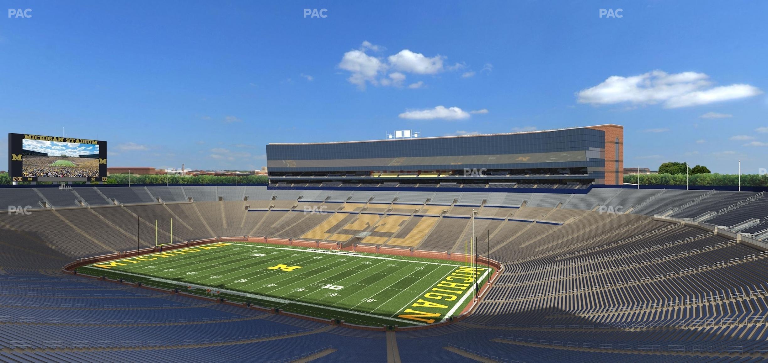 Seating view for Michigan Stadium Section 18