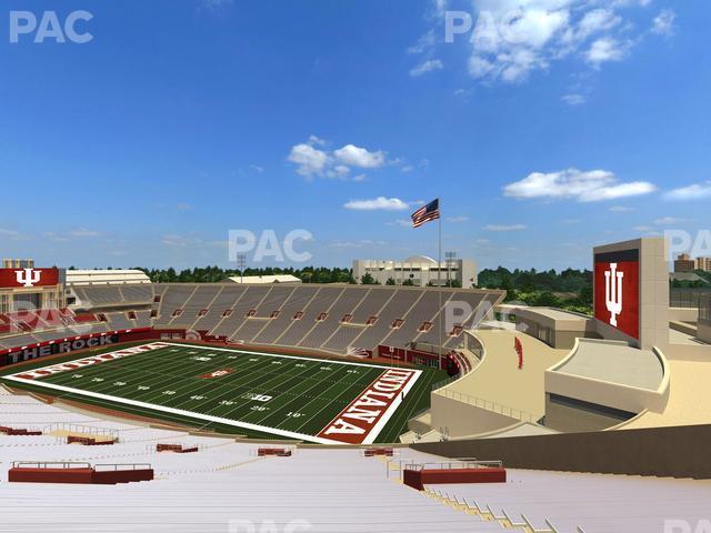 Seating view for Memorial Stadium - Indiana Section 101