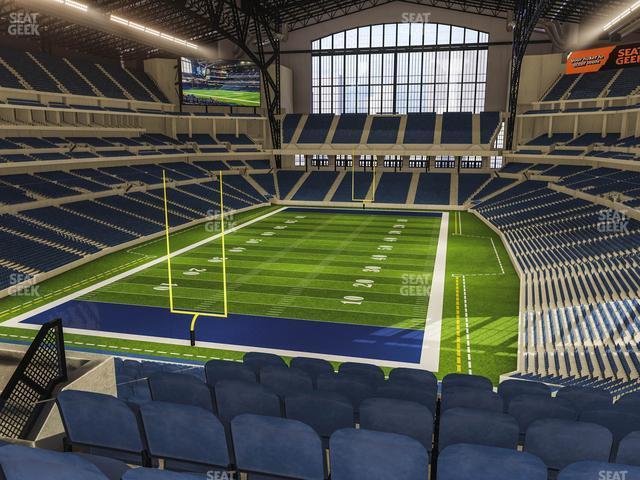 Seating view for Lucas Oil Stadium Section 424