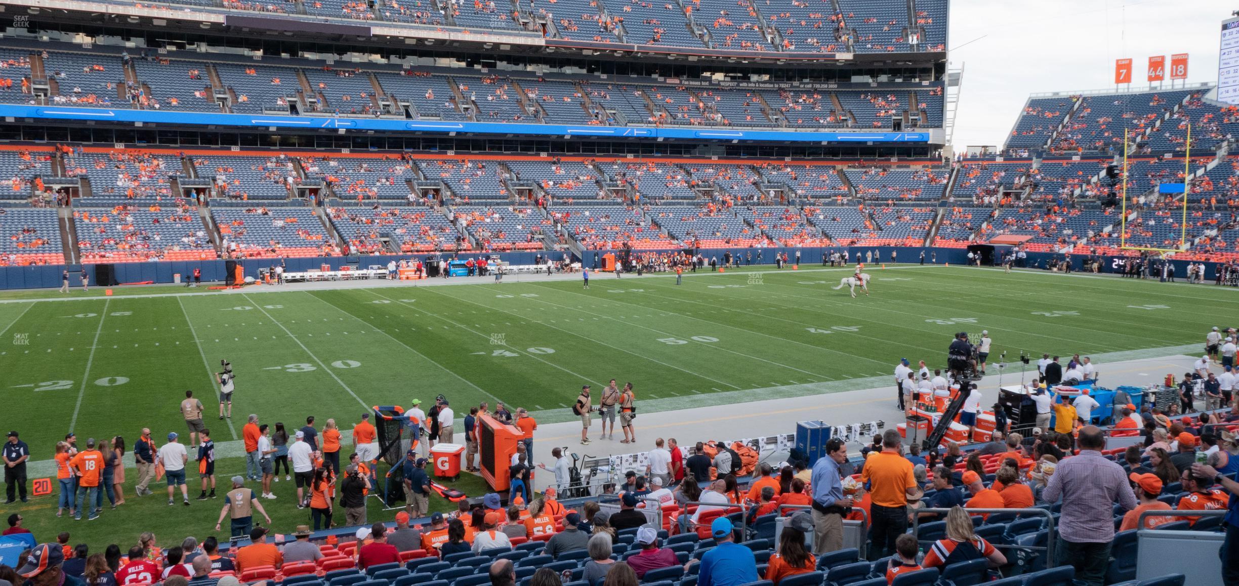 Seating view for Empower Field at Mile High Section 107