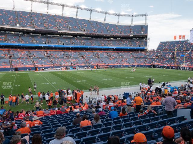 Seating view for Empower Field at Mile High Section 107