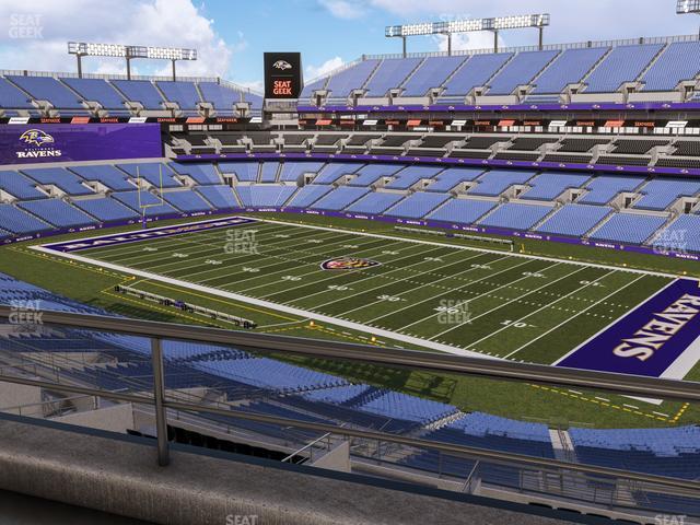 Seating view for M&T Bank Stadium Section Suite 428