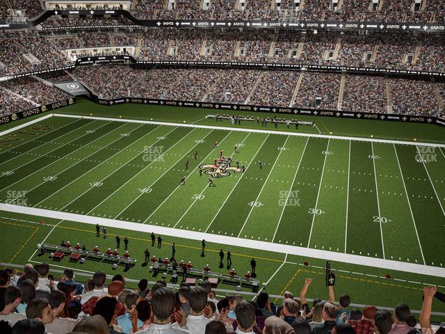 Seating view for Caesars Superdome Section 612