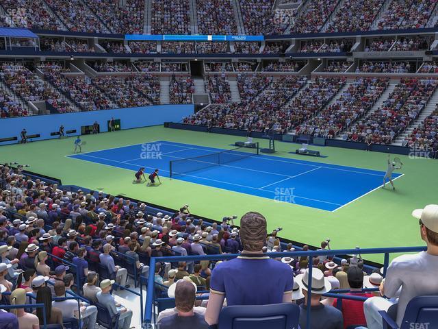 Seating view for Arthur Ashe Stadium Section Suite 116