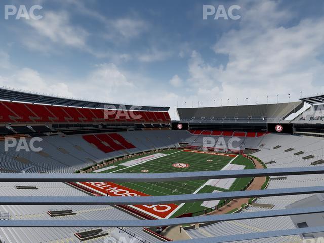 Seating view for Bryant Denny Stadium Section Ss 3