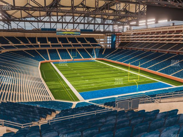 Seating view for Ford Field Section 341