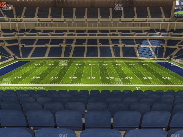 Seating view for Lucas Oil Stadium Section 440