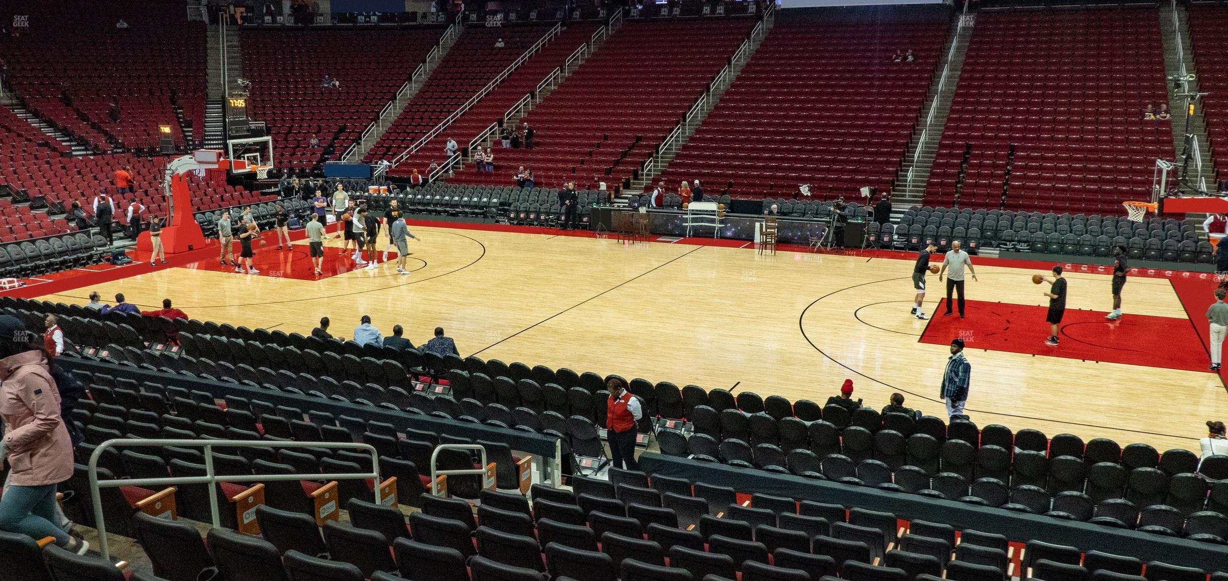 Seating view for Toyota Center Section C 106