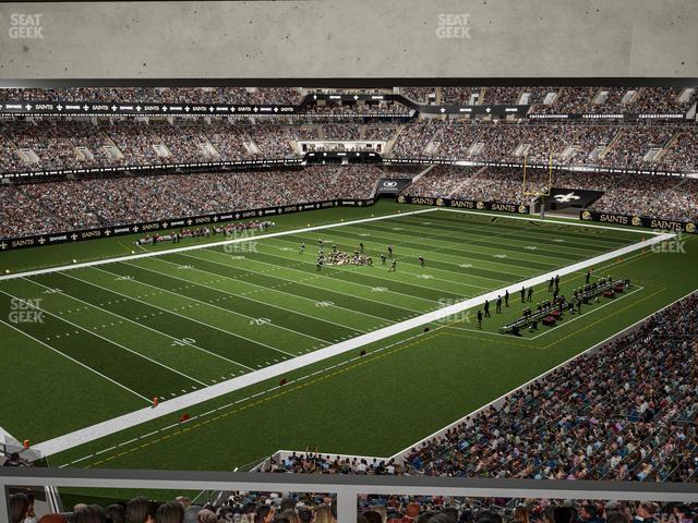 Seating view for Caesars Superdome Section Suite 378