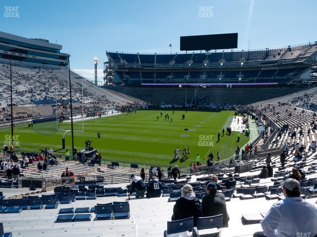 Seating view for Beaver Stadium Section North D