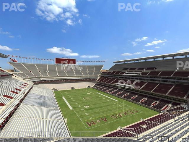 Seating view for Kyle Field Section 325