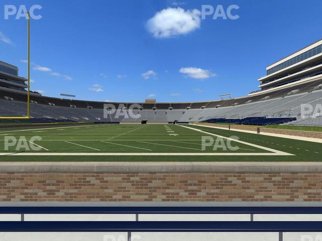 Seating view for Notre Dame Stadium Section 18