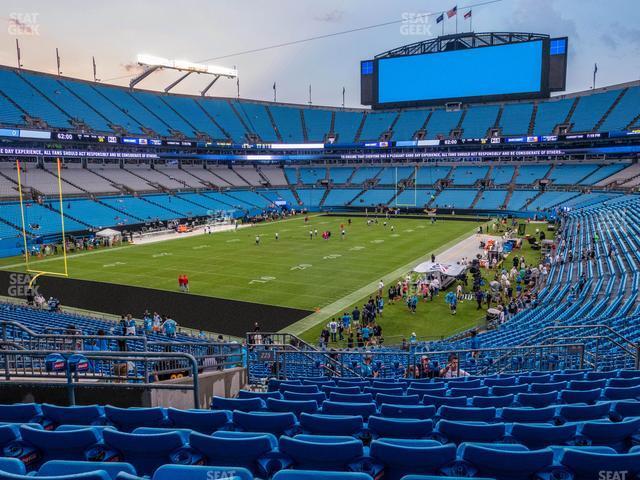 Seating view for Bank of America Stadium Section 225