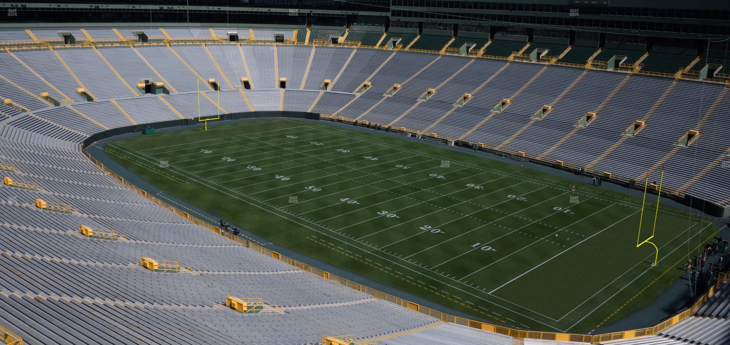 Seating view for Lambeau Field Section 630 S