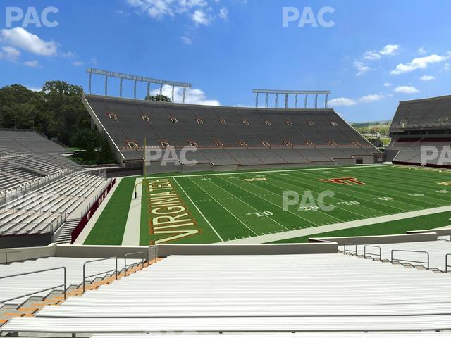 Seating view for Lane Stadium Section 115