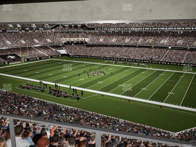 Seating view for Caesars Superdome Section Suite 317