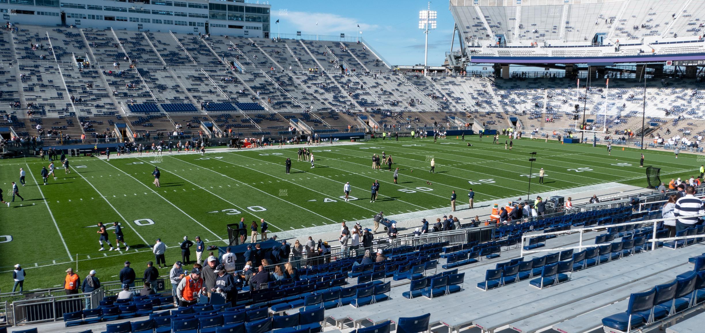 Seating view for Beaver Stadium Section East C