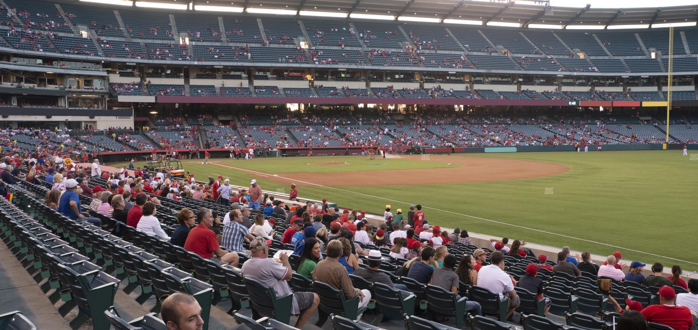 Seating view for Angel Stadium of Anaheim Section 129