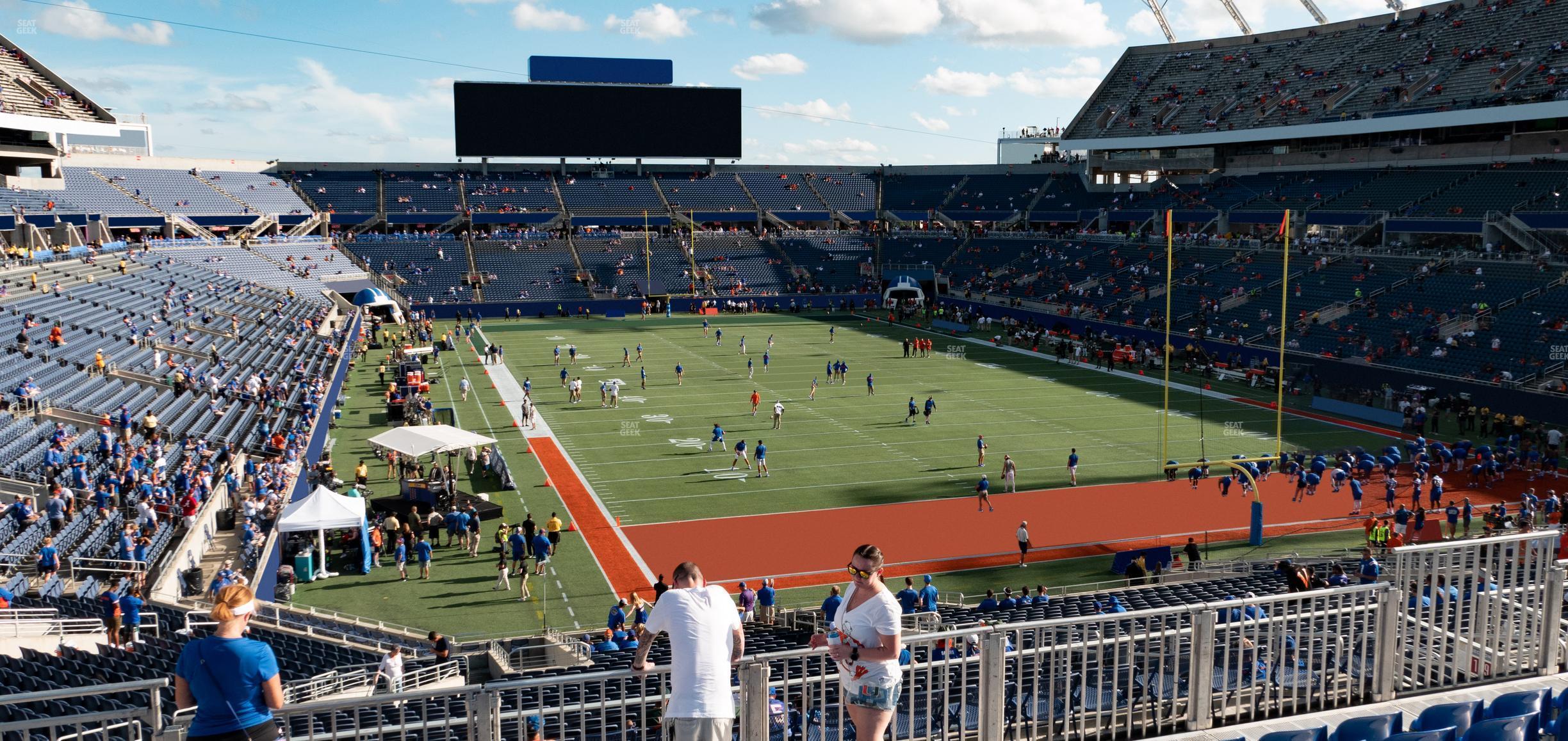 Seating view for Camping World Stadium Section Plaza 49