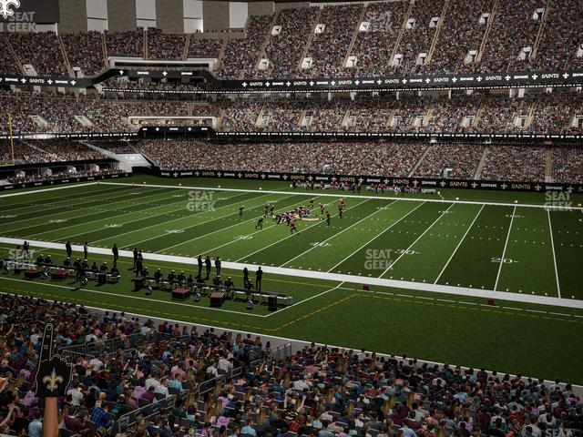 Seating view for Caesars Superdome Section 259