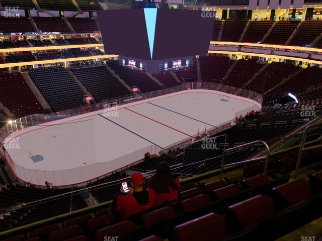 Seating view for Prudential Center Section 108