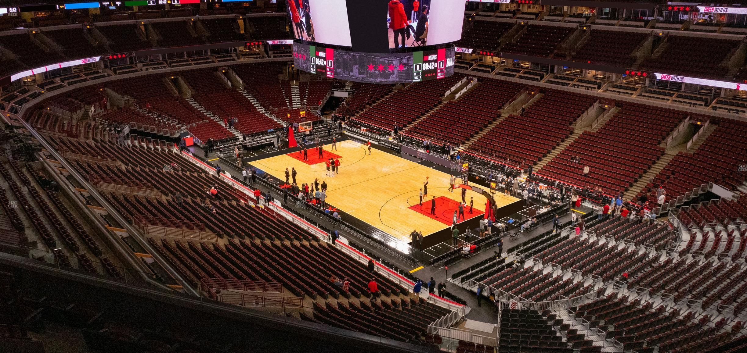 Seating view for United Center Section 313