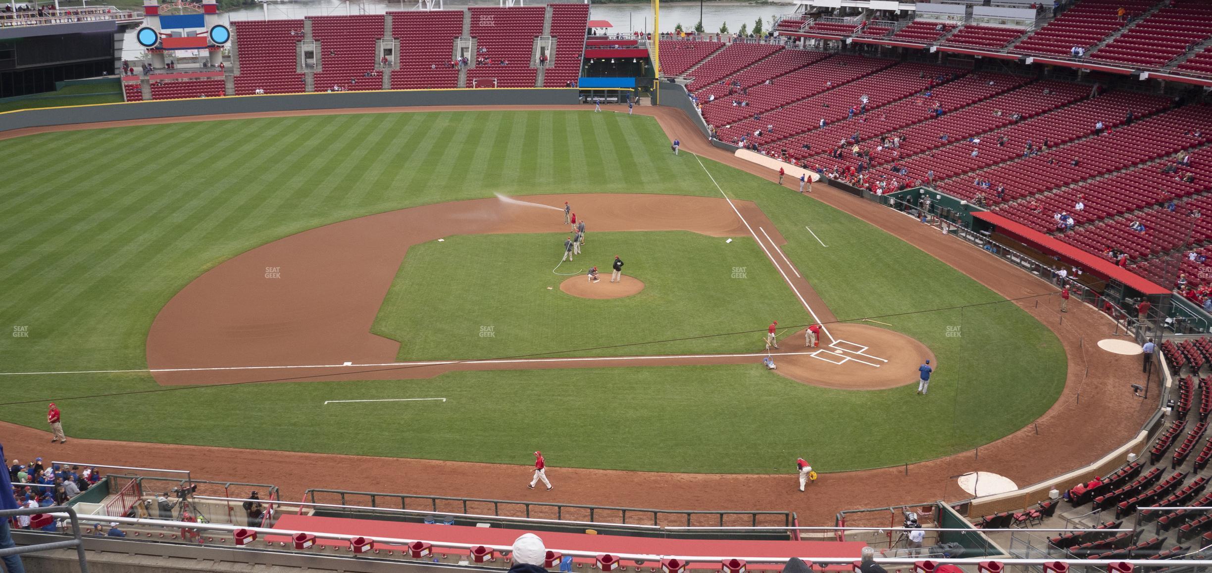 Seating view for Great American Ball Park Section 418