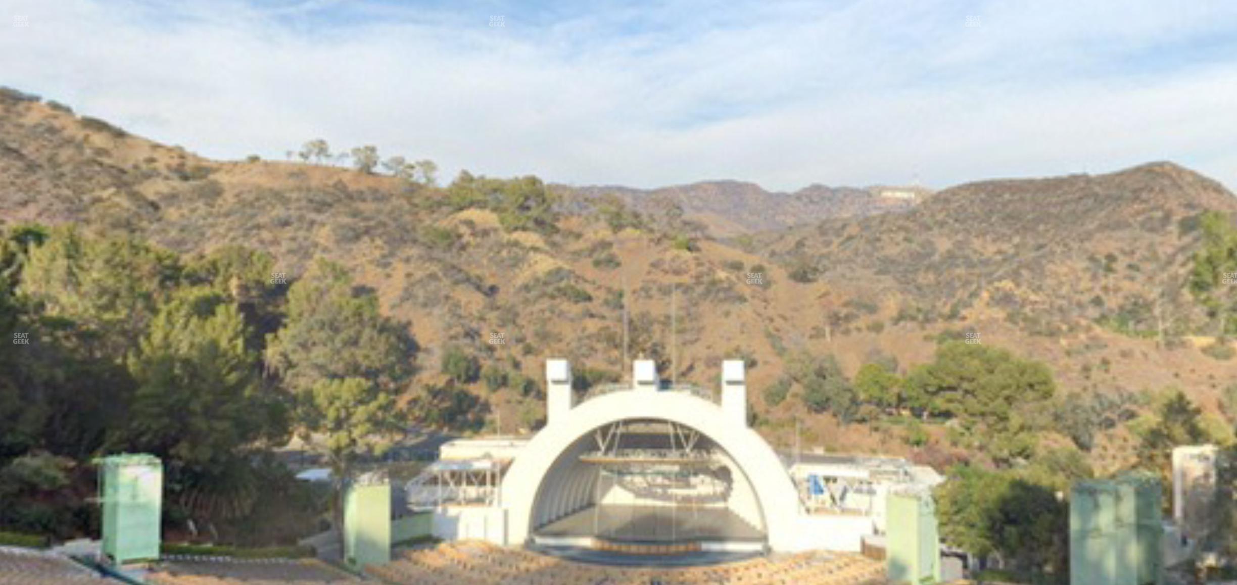 Seating view for Hollywood Bowl Section W 3