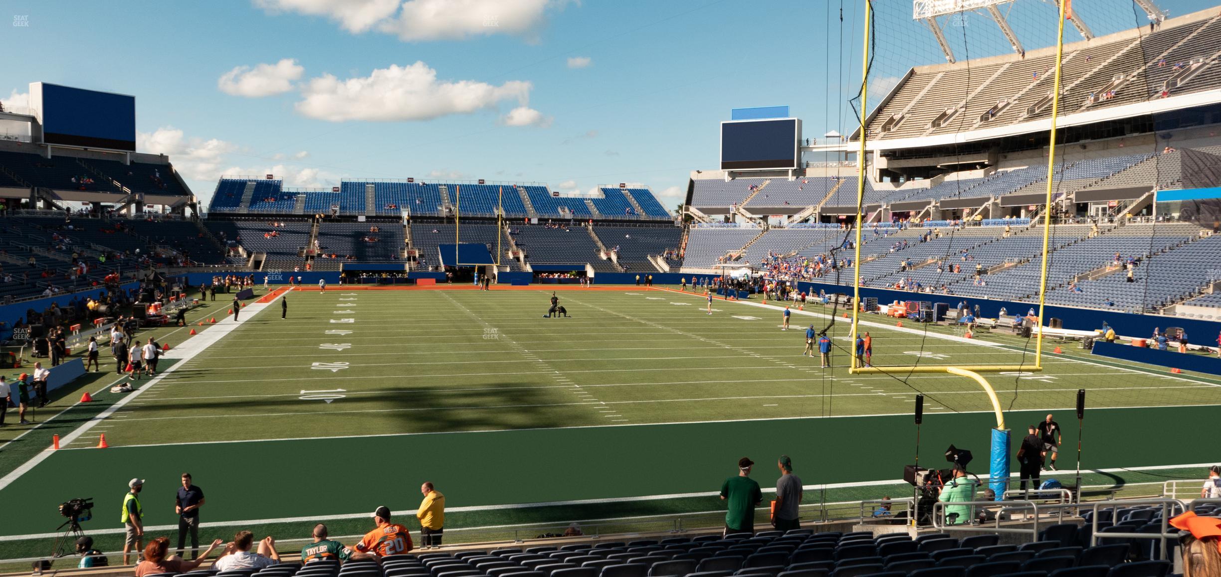 Seating view for Camping World Stadium Section 122