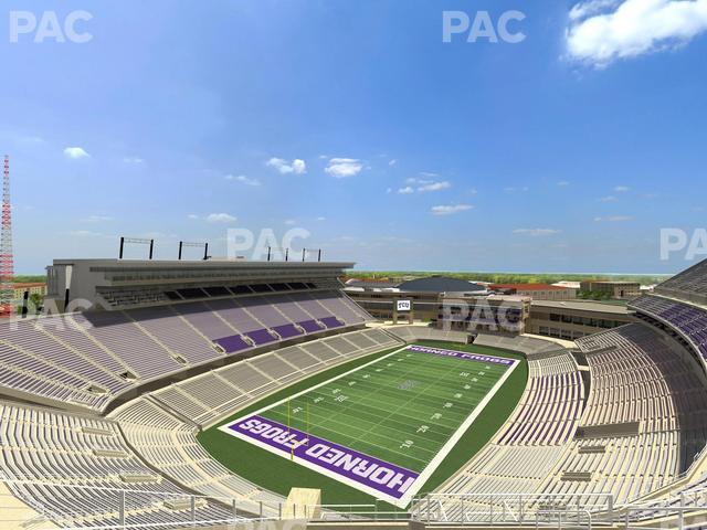 Seating view for Amon G. Carter Stadium Section 416