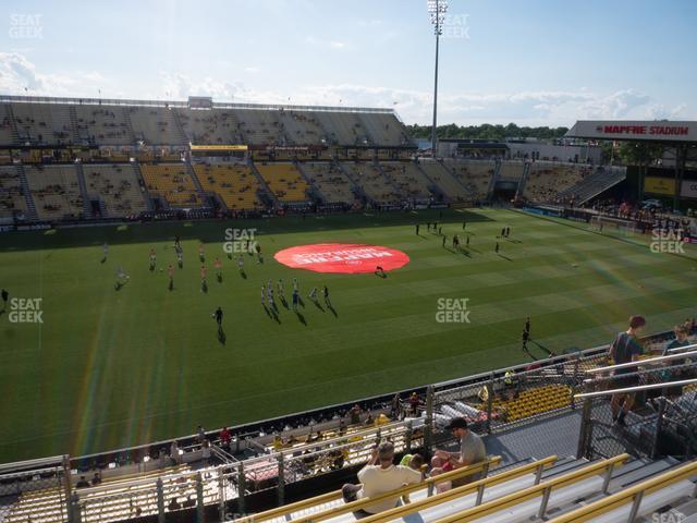 Seating view for Historic Crew Stadium Section 208