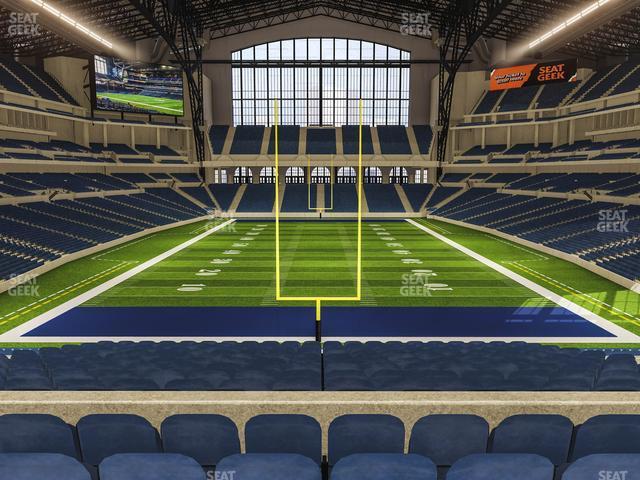 Seating view for Lucas Oil Stadium Section 227