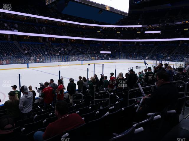 Seating view for Amalie Arena Section 103