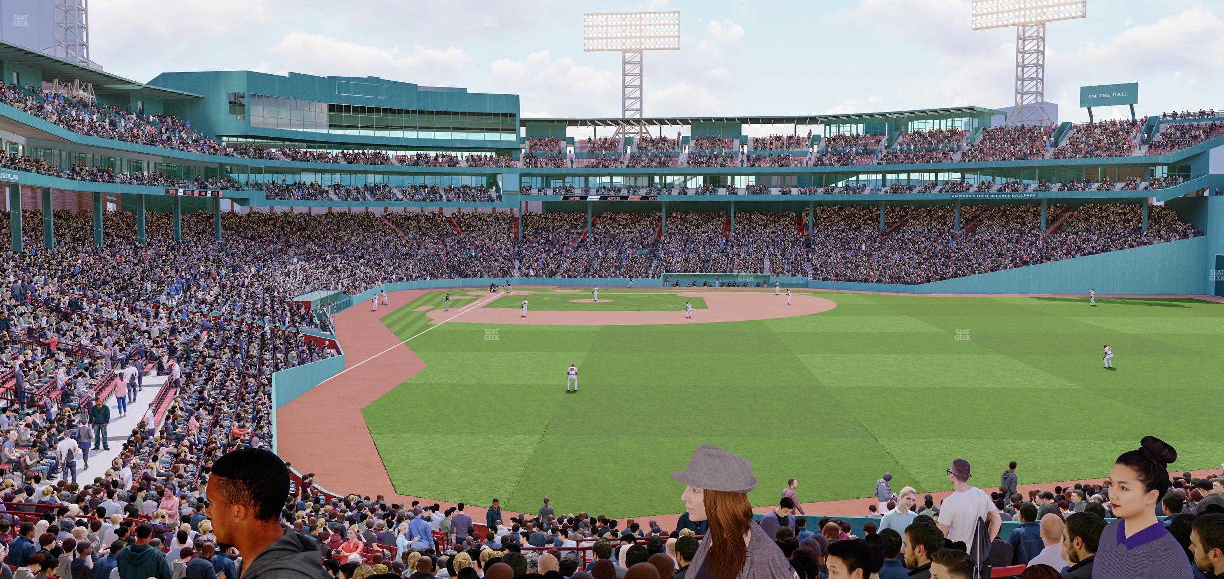 Seating view for Fenway Park Section Grandstand 2