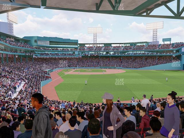 Seating view for Fenway Park Section Grandstand 2