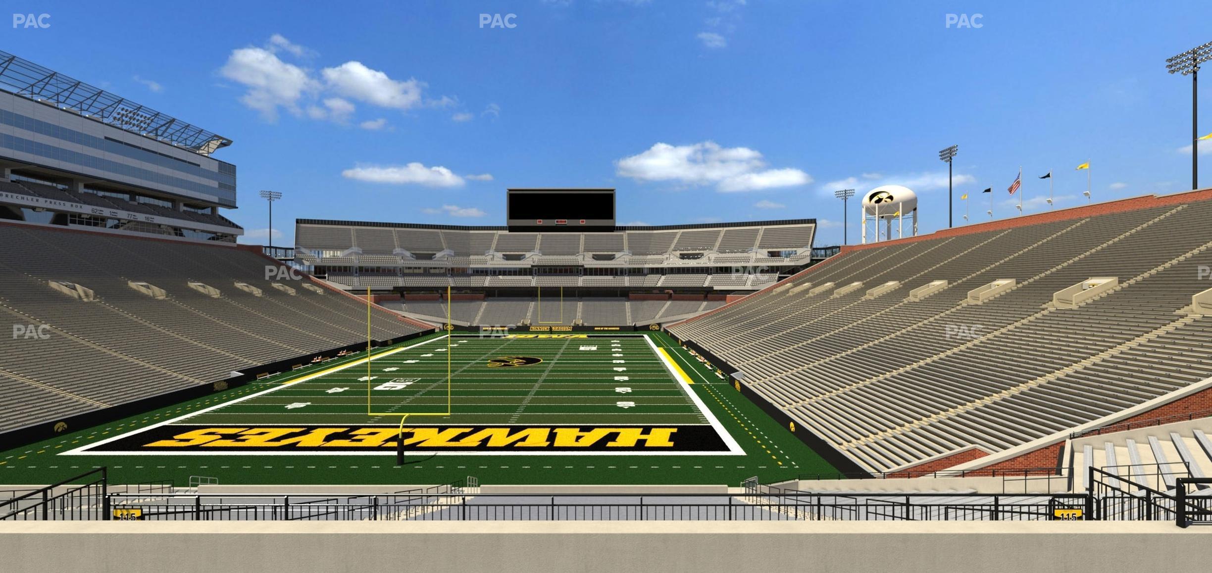 Seating view for Kinnick Stadium Section 215