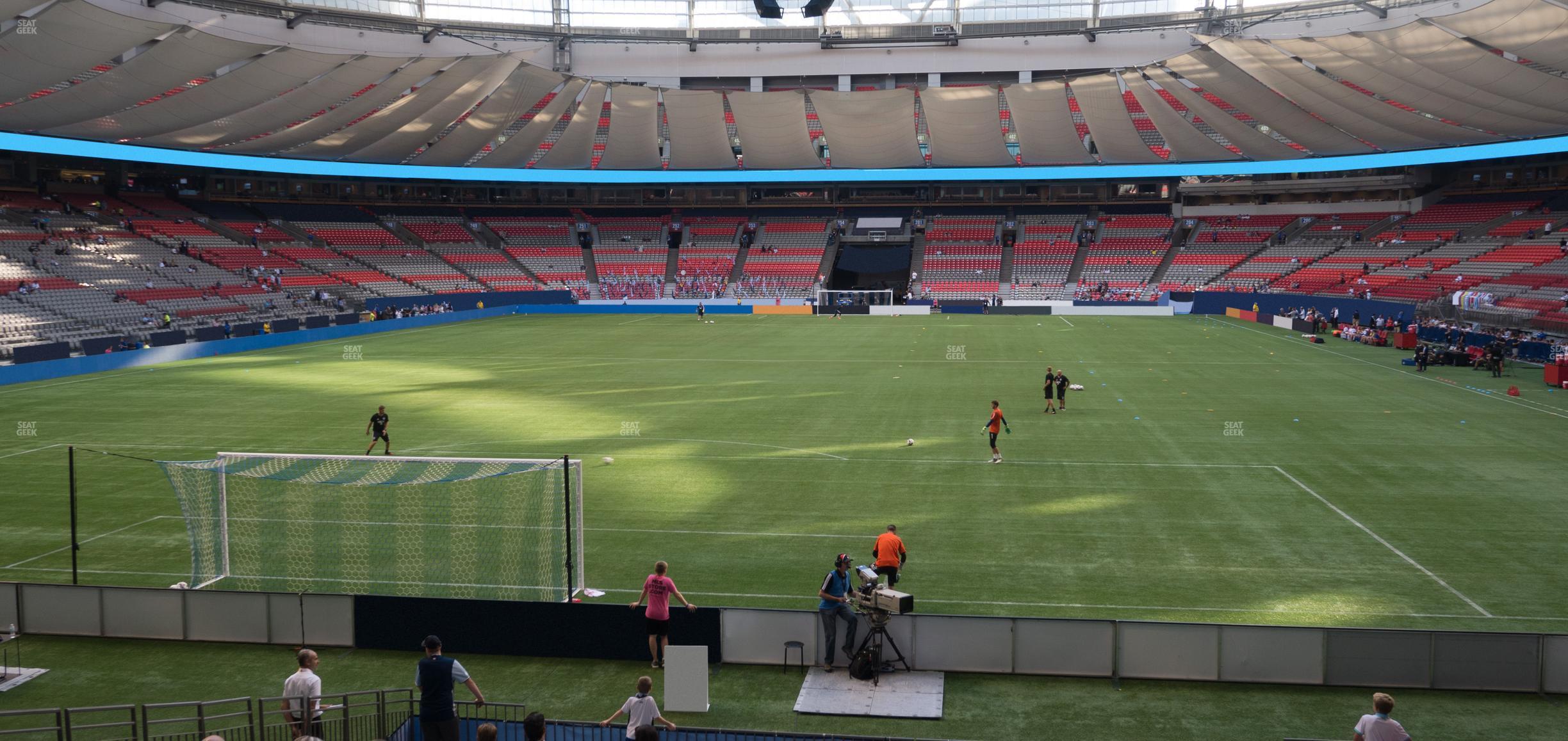 Seating view for BC Place Stadium Section 227