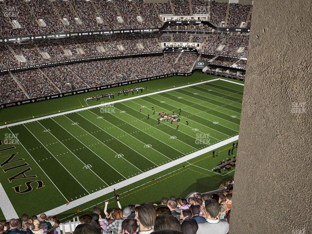 Seating view for Caesars Superdome Section 619