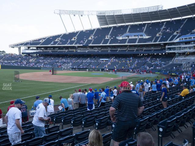 Seating view for Kauffman Stadium Section 113