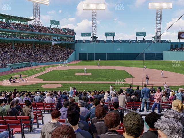 Seating view for Fenway Park Section Loge Box 117