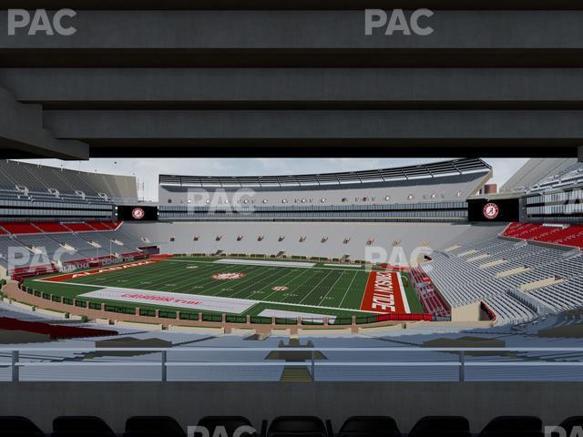 Seating view for Bryant Denny Stadium Section Terrace Club 1