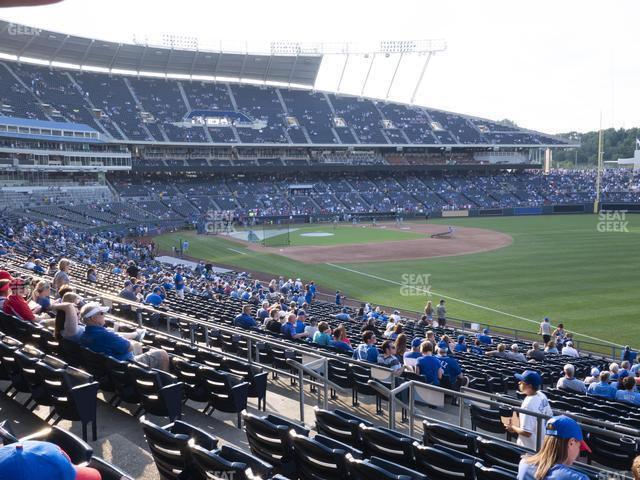 Seating view for Kauffman Stadium Section 244